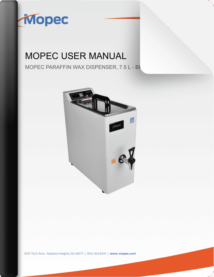 Paraffin Wax Dispenser Manual