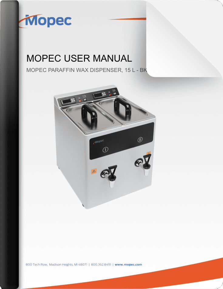 Double Paraffin Wax Dispenser Manual